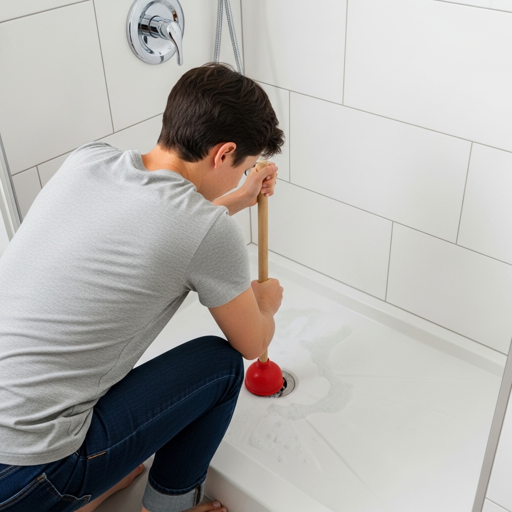 Doucheputje Verstopt