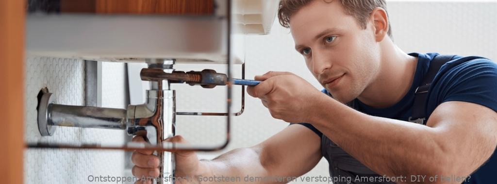 Gootsteen demonteren verstopping Amersfoort: DIY of bellen?
