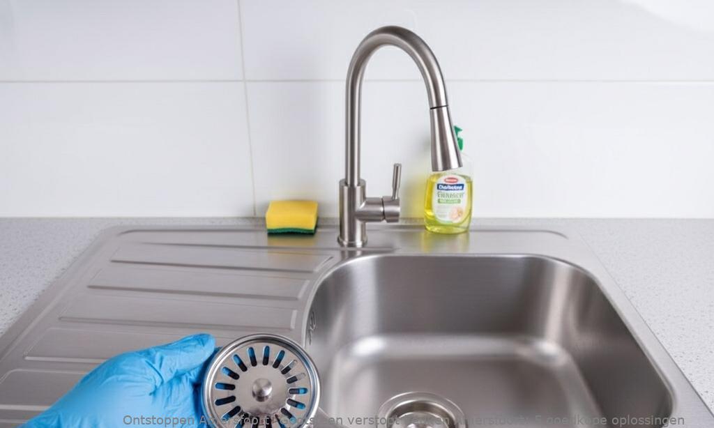 Gootsteen verstopt keuken Amersfoort: 5 goedkope oplossingen